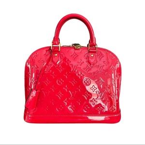 SOLD- LOUIS VUITTON Alma PM Pomme Pomme De Amour Vernis MINT CONDITION